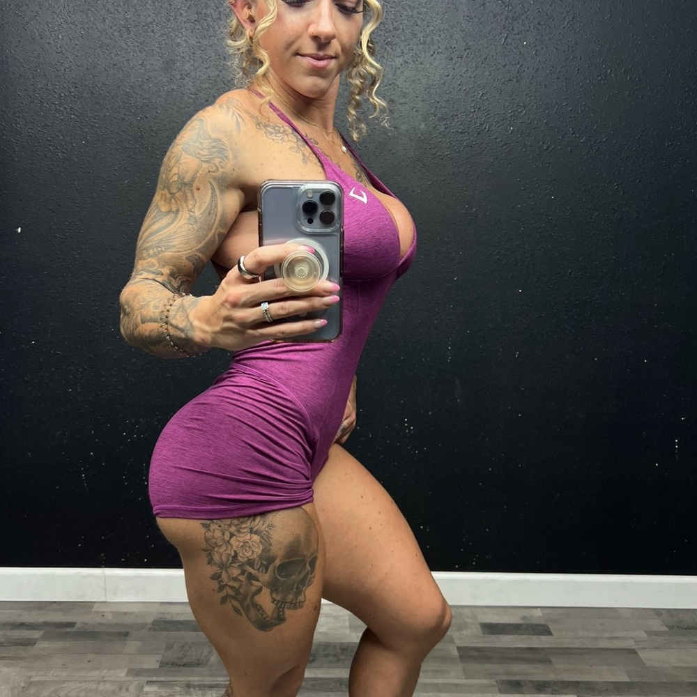 Purple Jumpsuit Romper